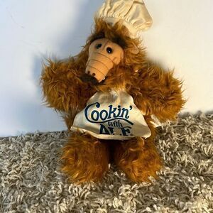 Vtg 1988 Issue Alf Plush "cooking With Alf" Alien Productions Hand Puppet Doll